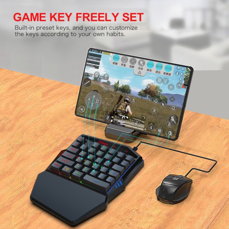 ORANGLES Throne One Gaming Keyboard & Mouse Set – Backlit Wired Combo for PC Gamers - detailed closeup view - illustrating benefits - Image 3 of 4 | created for all | Shop Throne One Gaming Keyboard & Mouse Set – Backlit Wired Combo for PC Gamers North Carolina | Free Shipping ORANGLES