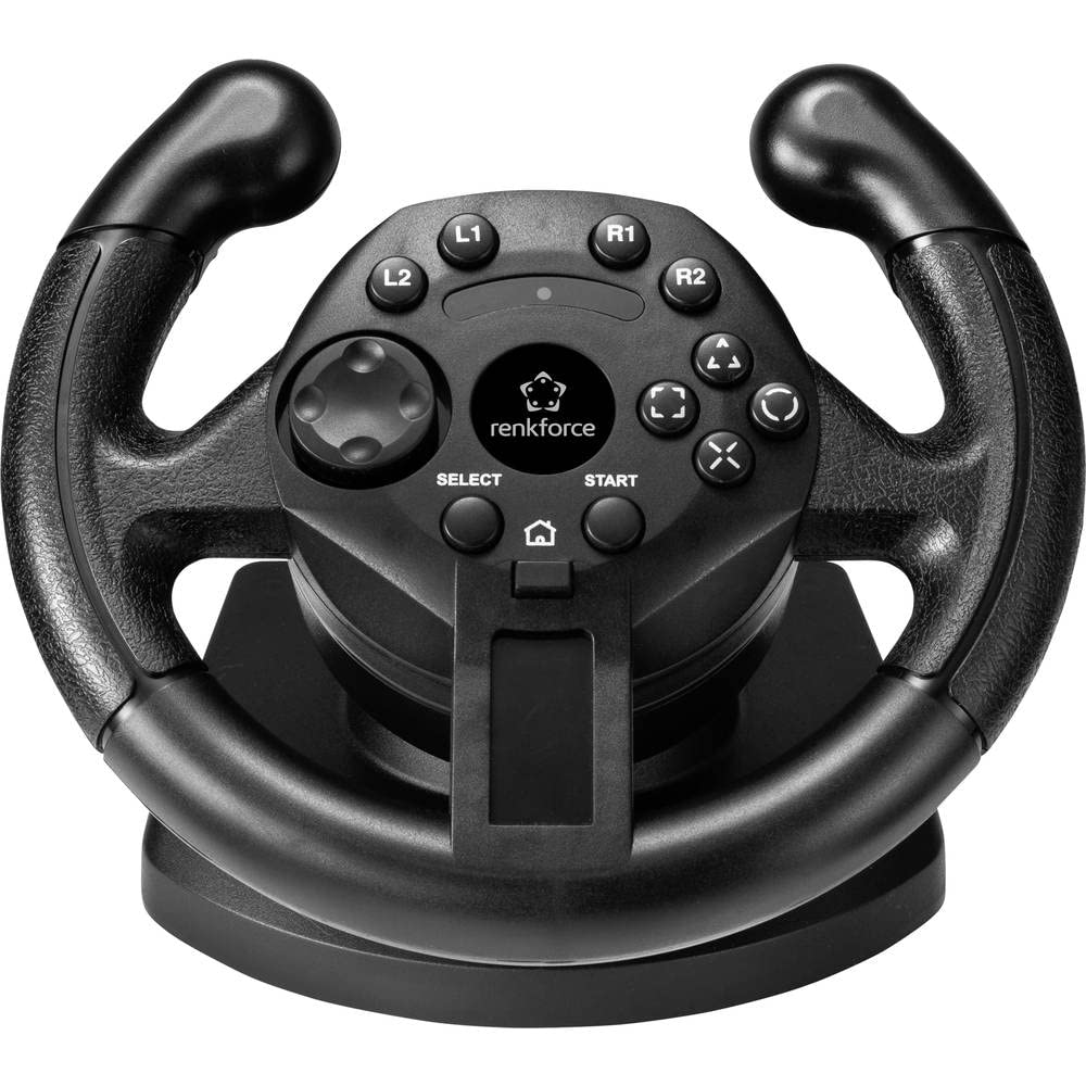 ORANGLES Mini PS3/PC Racing Steering Wheel – All‑in‑One Gaming Controller for Realistic Driving - angled perspective - presenting advantages - Image 4 of 4 | fits any environment | Purchase Mini PS3/PC Racing Steering Wheel – All‑in‑One Gaming Controller for Realistic Driving Michigan | Free Shipping ORANGLES