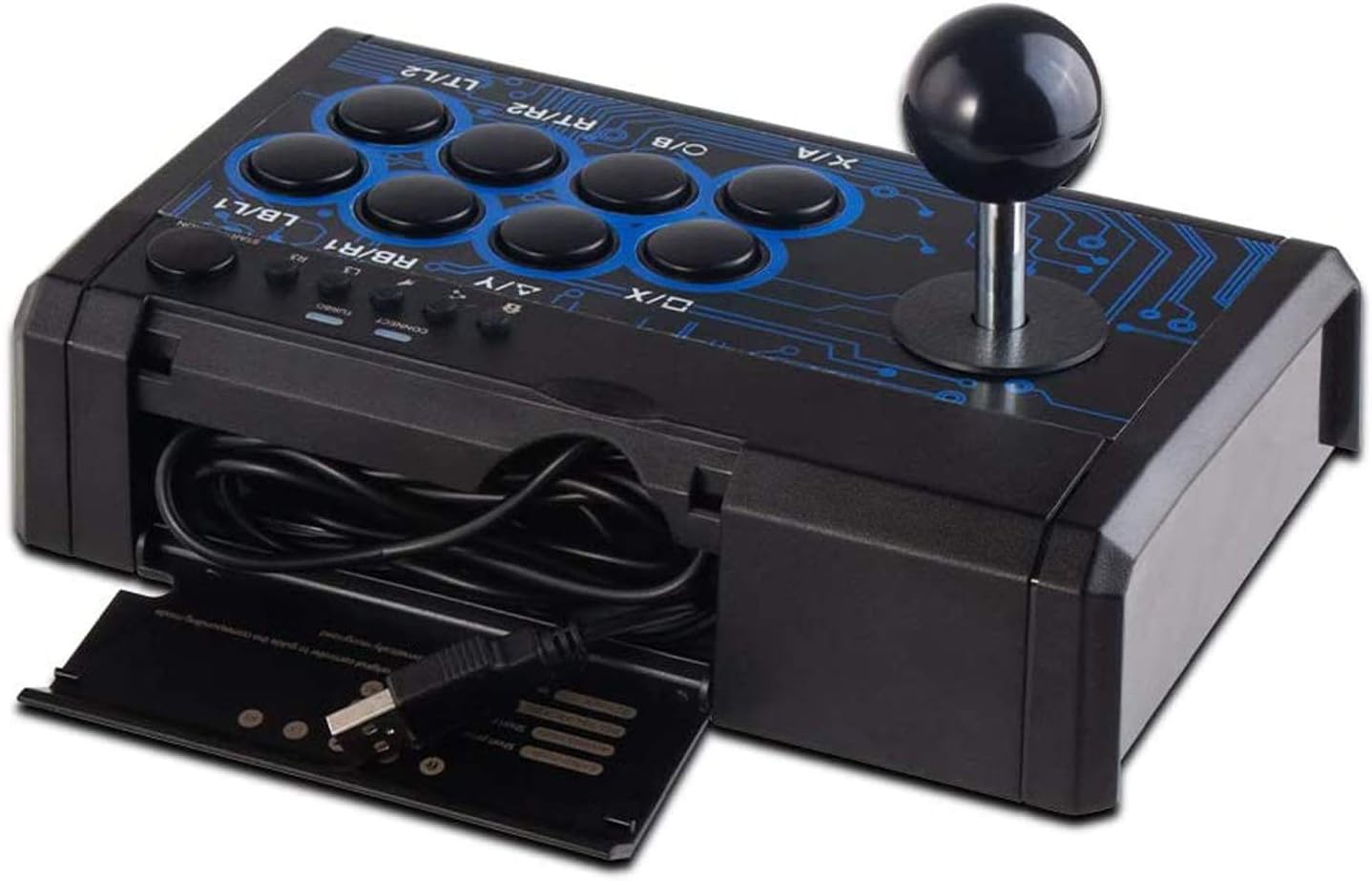 Fighting Stick USB Wired Game Joystick – Arcade Rocker Controller for PC & Console