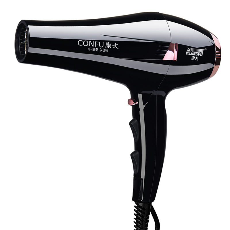 Professional Hair Dryer CONFU 2400W Ionic High‑Power AC Motor Styling Tool