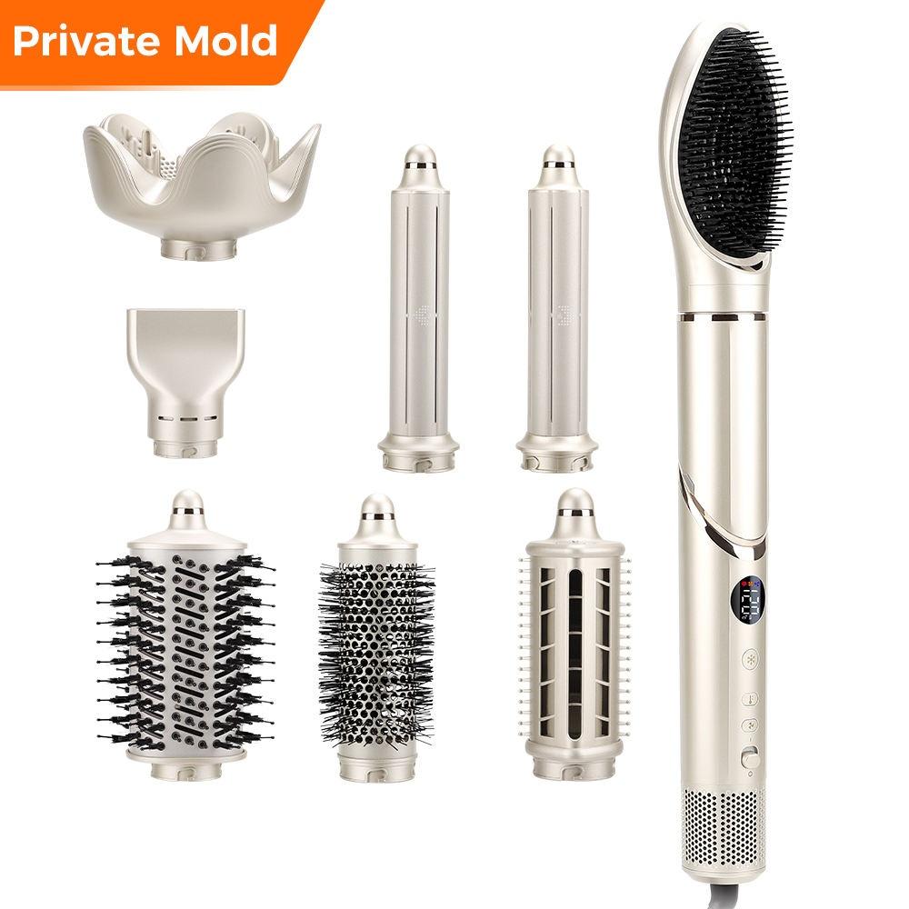 ORANGLES Hair Styler 1600W 8‑in‑1 Ceramic Ionic Dryer with Brushes and Curling Iron for Salon Styling - high resolution display - exposing craftsmanship - Image 2 of 3 | built for everyone | Hair Styler 1600W 8‑in‑1 Ceramic Ionic Dryer with Brushes and Curling Iron for Salon Styling for sale Georgia | Free Shipping ORANGLES