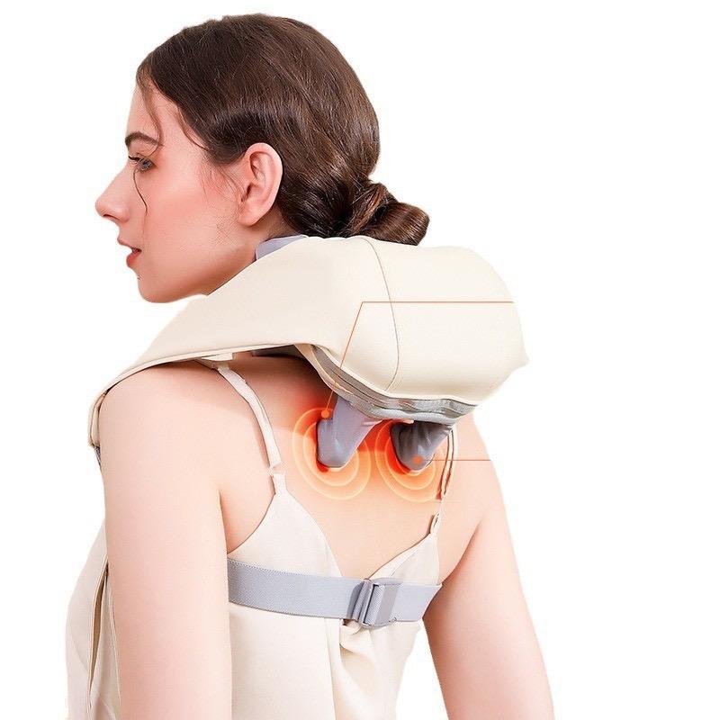 Neck and Shoulder Massager 3D Shiatsu Heated Belt for Back Relief Gift Idea
