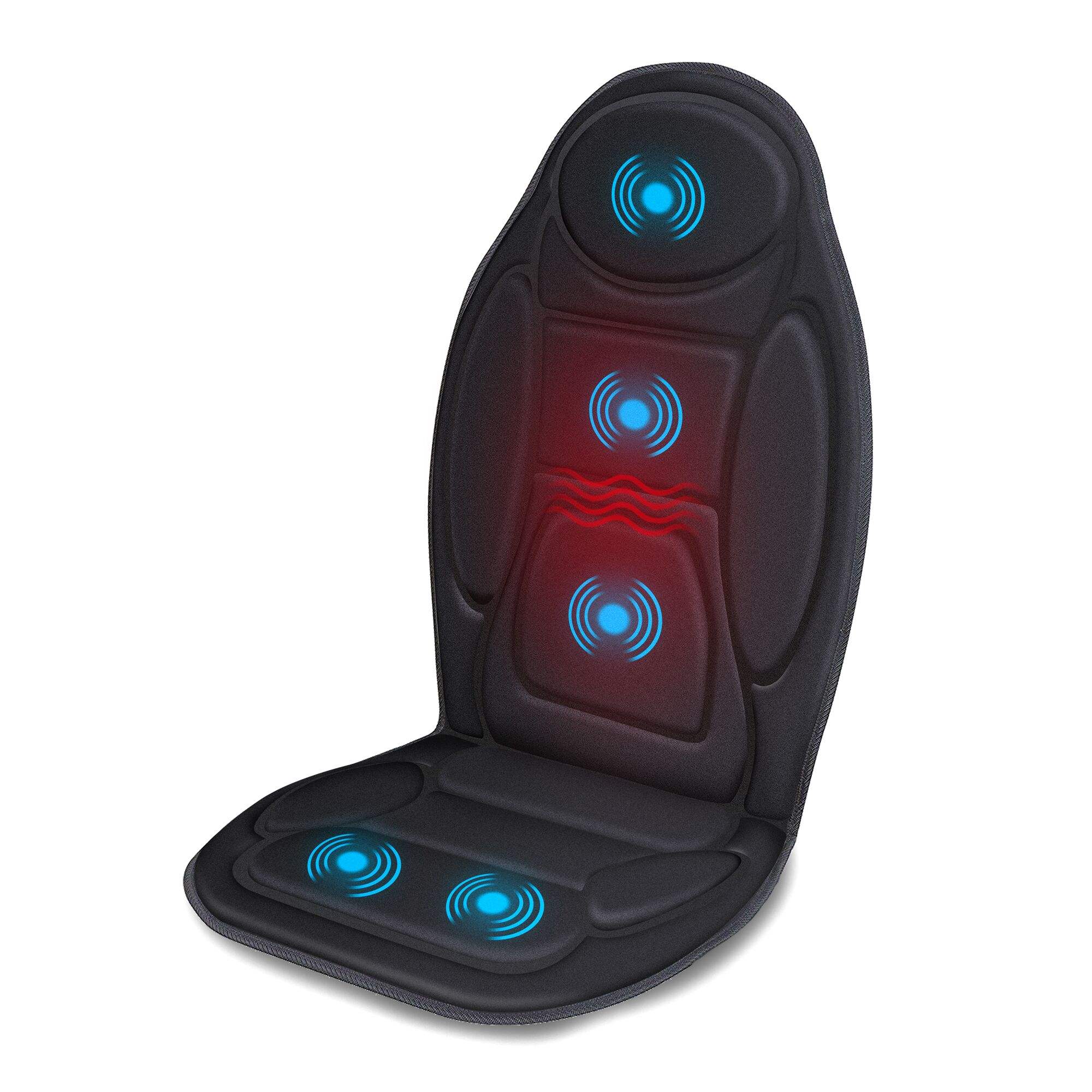 ORANGLES Best Back Massager Phenitech Heated Vibration Cushion with 5 Motors and 5 Modes - high resolution display - exposing craftsmanship - Image 2 of 6 | built for everyone | Best Back Massager Phenitech Heated Vibration Cushion with 5 Motors and 5 Modes for sale Georgia | Free Shipping ORANGLES