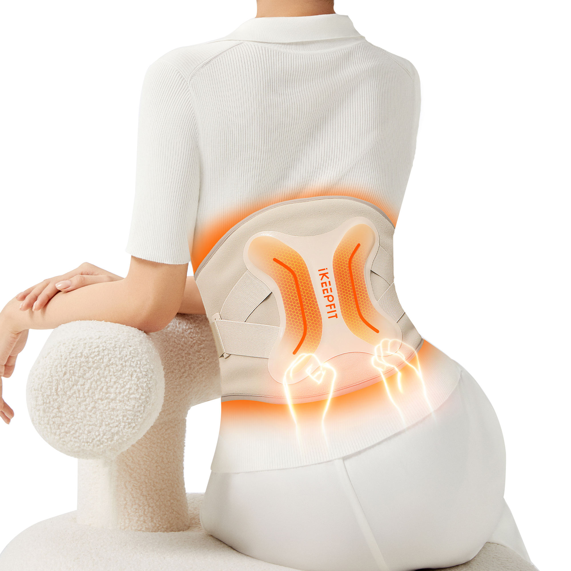 ORANGLES Lumbar Back Support Belt Eveekon 2025 Smart Graphene Heated Waist Massager - elegant presentation - exhibiting components - Image 6 of 6 | ideal for home | Discount on Lumbar Back Support Belt Eveekon 2025 Smart Graphene Heated Waist Massager Virginia | Free Shipping ORANGLES