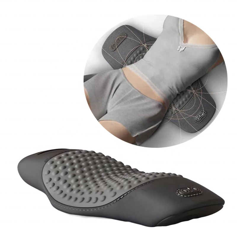 Massage Cushion Heated Lumbar Waist Pillow Electric Back and Bed Relief Device