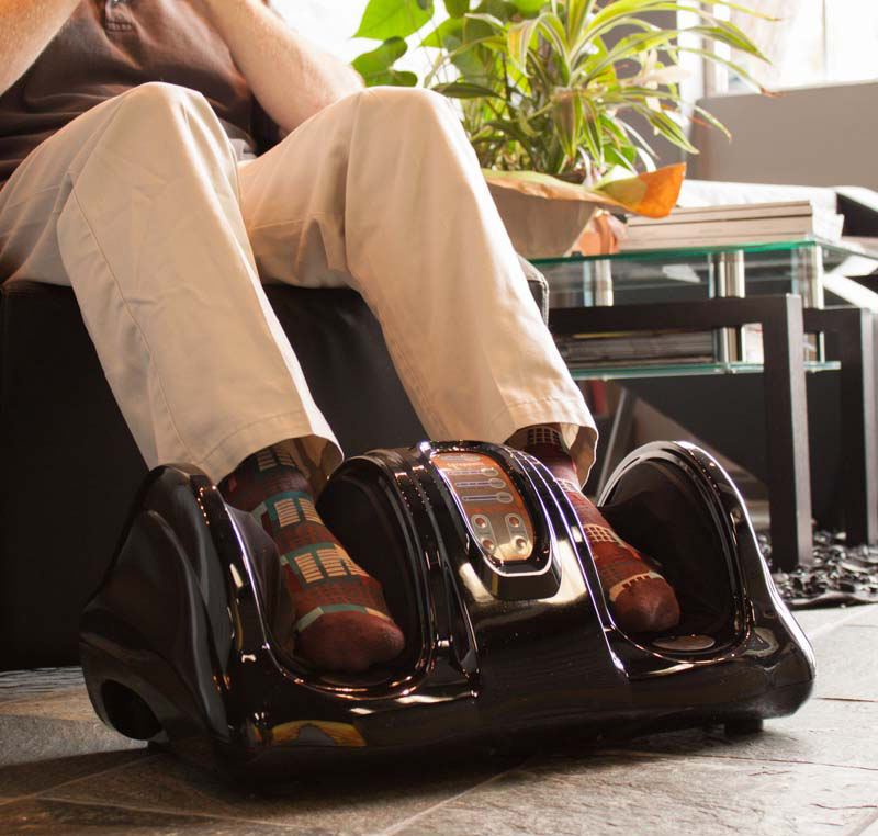 ORANGLES Foot and Calf Massager Phenitech Shiatsu Heat Vibration and Air Compression Therapy for Pain Relief - high resolution display - exposing craftsmanship - Image 2 of 2 | built for everyone | Foot and Calf Massager Phenitech Shiatsu Heat Vibration and Air Compression Therapy for Pain Relief for sale Georgia | Free Shipping ORANGLES