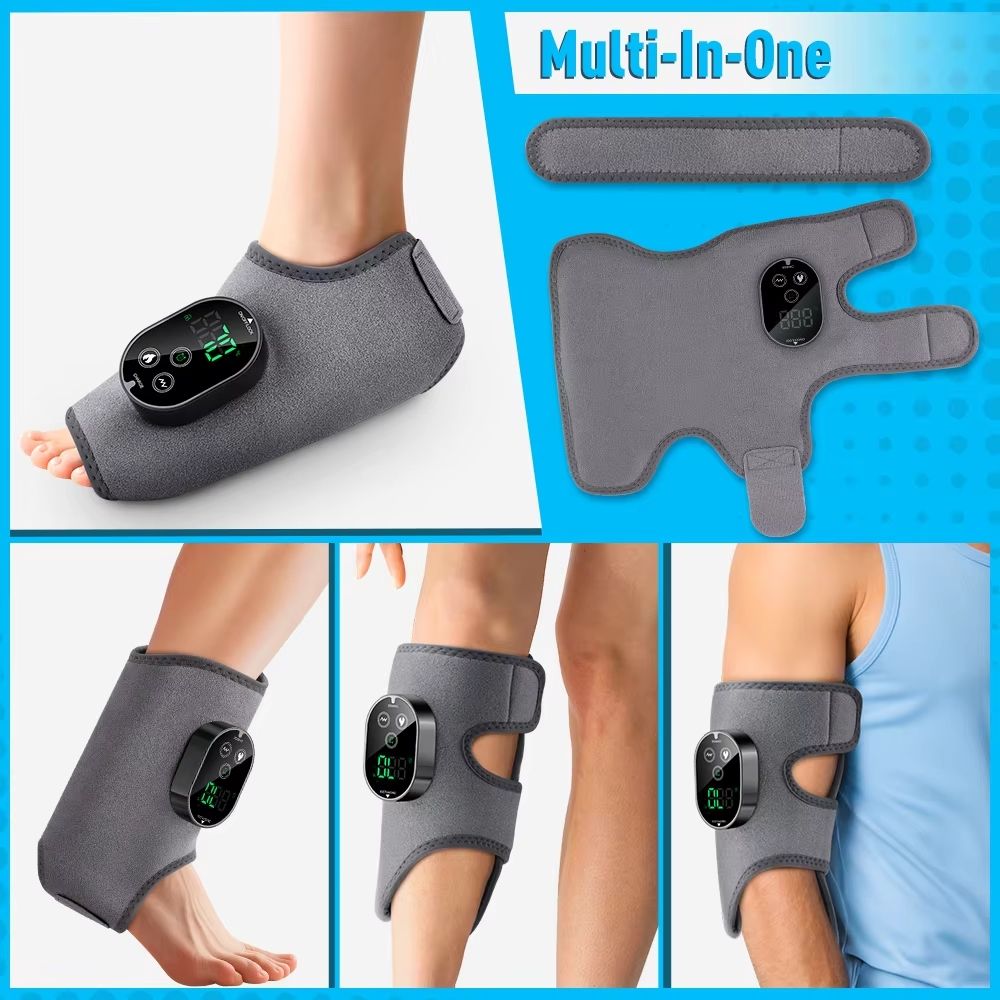 ORANGLES Belt Massager USB Rechargeable Dual Motor Heat and Vibration for Ankle Calf and Arm Relief - high resolution display - exposing craftsmanship - Image 2 of 5 | built for everyone | Belt Massager USB Rechargeable Dual Motor Heat and Vibration for Ankle Calf and Arm Relief for sale Georgia | Free Shipping ORANGLES