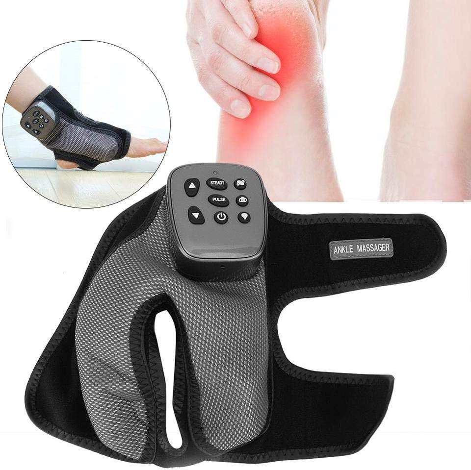 ORANGLES Ankle Massager Electric Heat Vibration and Air Compression Therapy for Pain Relief and Circulation - full product showcase - displaying specifications - Image 5 of 5 | adapts to any space | Ankle Massager Electric Heat Vibration and Air Compression Therapy for Pain Relief and Circulation deal New Jersey | Free Shipping ORANGLES