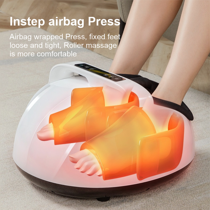 ORANGLES Shiatsu Foot Massager Electric Heat and Air Compression for Pain Relief and Circulation - angled perspective - presenting advantages - Image 4 of 5 | fits any environment | Purchase Shiatsu Foot Massager Electric Heat and Air Compression for Pain Relief and Circulation Michigan | Free Shipping ORANGLES