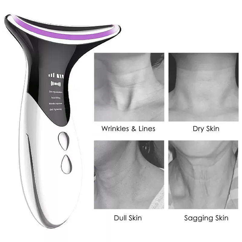 ORANGLES Ultrasonic Skin Scrubber – Professional LCD Facial Rejuvenation Device - angled perspective - presenting advantages - Image 4 of 6 | fits any environment | Purchase Ultrasonic Skin Scrubber – Professional LCD Facial Rejuvenation Device Michigan | Free Shipping ORANGLES