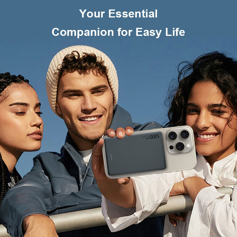 ORANGLES Ultra Slim Mag Wireless Power Bank – 5000mAh Metal Battery Pack - elegant presentation - exhibiting components - Image 6 of 6 | ideal for home | Discount on Ultra Slim Mag Wireless Power Bank – 5000mAh Metal Battery Pack Virginia | Free Shipping ORANGLES