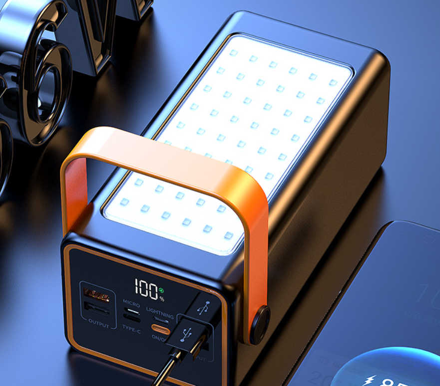 ORANGLES QC3.0 Laptop Power Bank – 65W USB‑C PD Fast Charging 60000mAh / 50000mAh - angled perspective - presenting advantages - Image 4 of 5 | fits any environment | Purchase QC3.0 Laptop Power Bank – 65W USB‑C PD Fast Charging 60000mAh / 50000mAh Michigan | Free Shipping ORANGLES