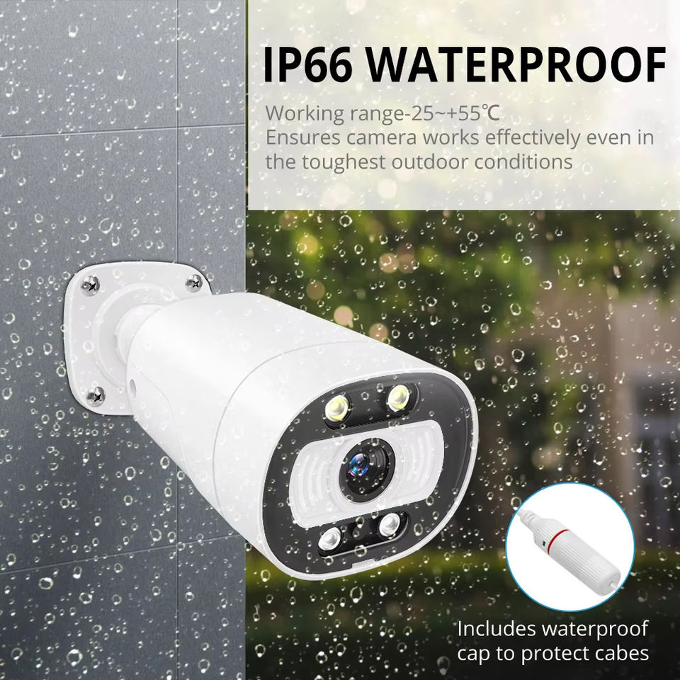 ORANGLES 5MP POE Smart Security Camera – 4K Ultra HD Outdoor with Two‑Way Audio & Human Detection - full product showcase - displaying specifications - Image 5 of 5 | adapts to any space | 5MP POE Smart Security Camera – 4K Ultra HD Outdoor with Two‑Way Audio & Human Detection deal New Jersey | Free Shipping ORANGLES
