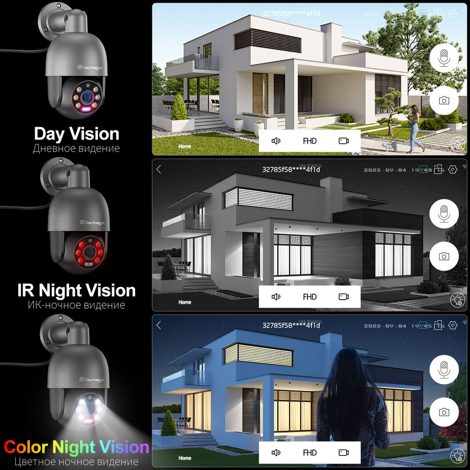 ORANGLES Techage 5MP Outdoor PTZ Security Camera – Full Color Night Vision with 1 Year Warranty - elegant presentation - exhibiting components - Image 6 of 6 | ideal for home | Discount on Techage 5MP Outdoor PTZ Security Camera – Full Color Night Vision with 1 Year Warranty Virginia | Free Shipping ORANGLES