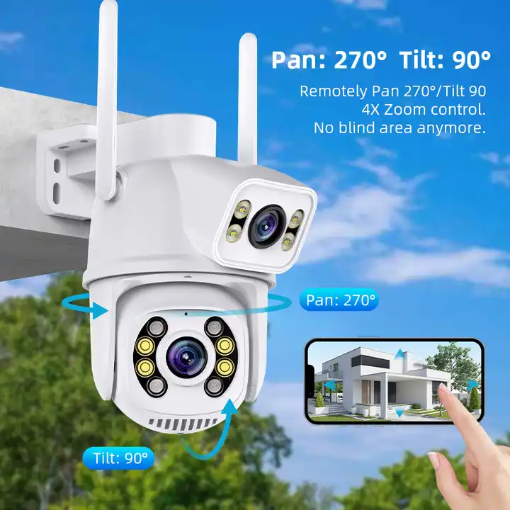 ORANGLES XMEYE 6MP Dual Lens WiFi PTZ Camera – Outdoor CCTV with Audio & Alarm - high resolution display - exposing craftsmanship - Image 2 of 5 | built for everyone | XMEYE 6MP Dual Lens WiFi PTZ Camera – Outdoor CCTV with Audio & Alarm for sale Georgia | Free Shipping ORANGLES