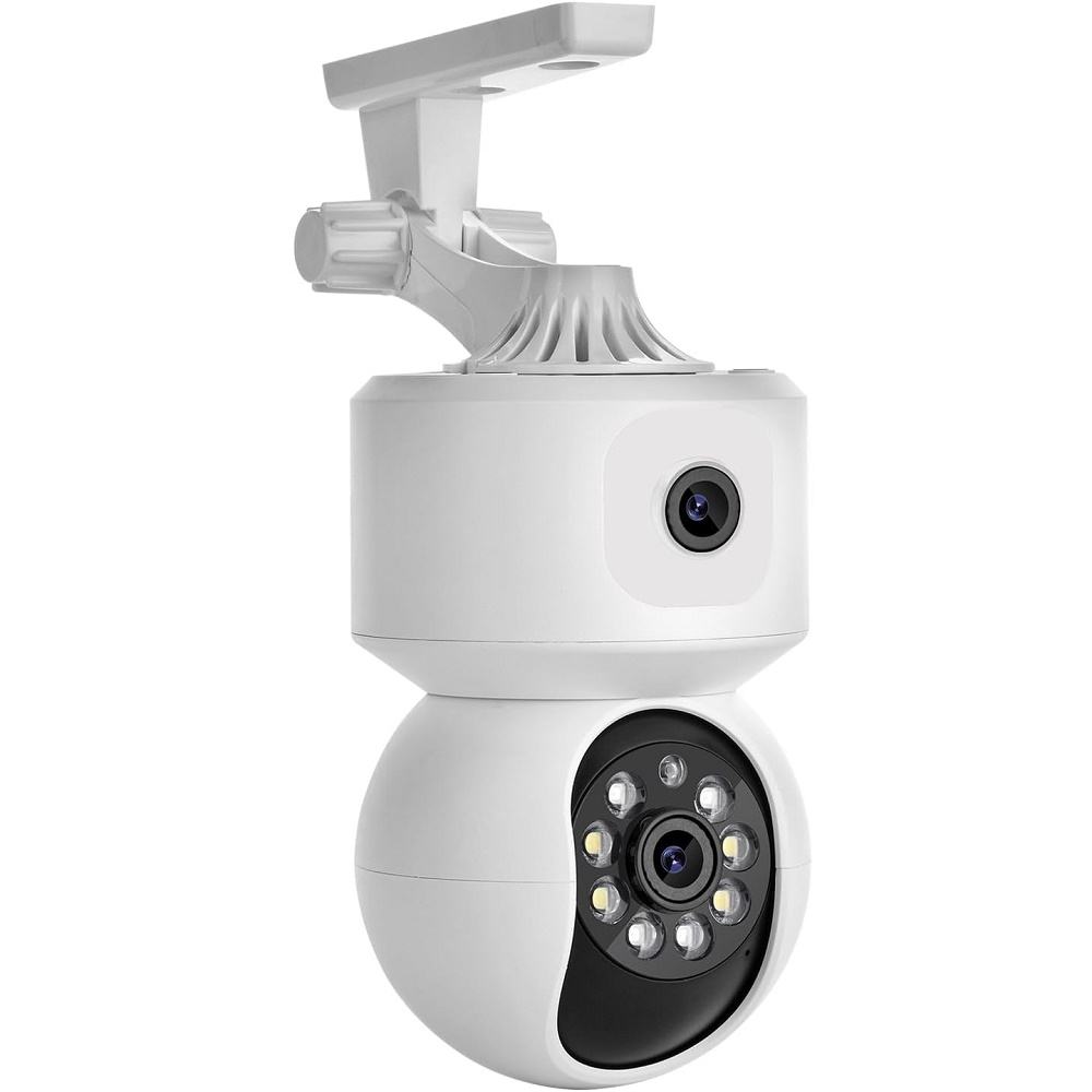 4MP Dual Lens WiFi Indoor PTZ Camera – Smart Home CCTV with Two‑Way Audio & Auto Tracking