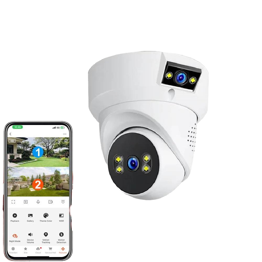 1080p Solar WiFi Security Camera – 2MP Outdoor IP66 Waterproof with Night Vision