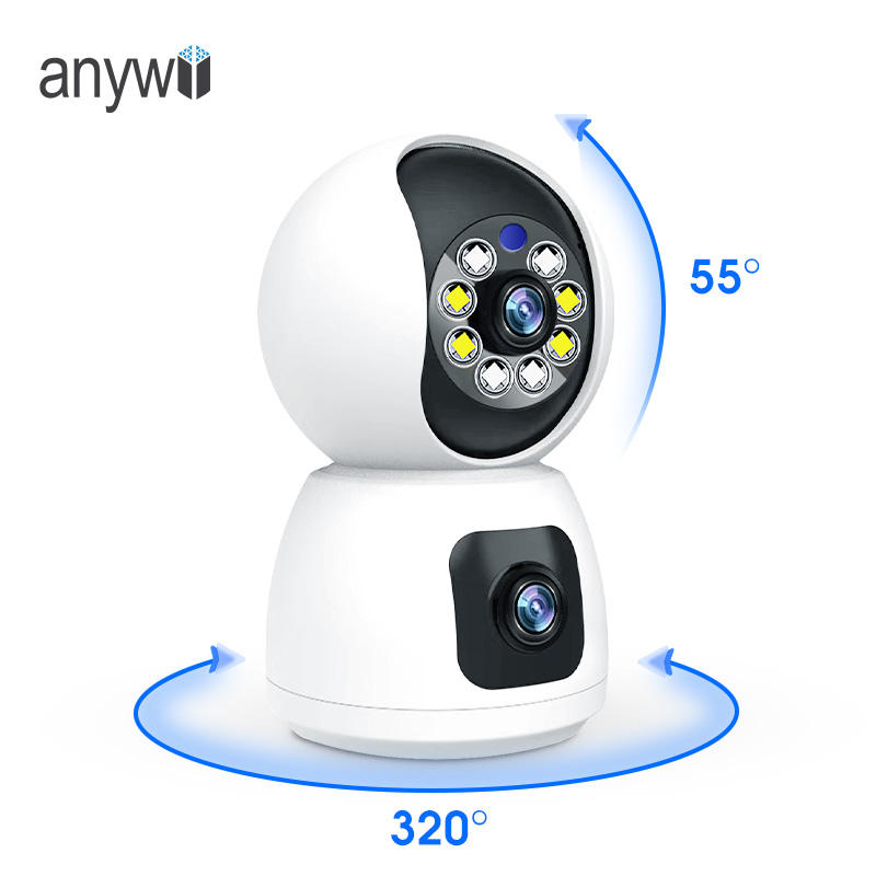 Indoor WiFi Pan‑Tilt Security Camera – 2MP HD with Human Detection & Two‑Way Audio