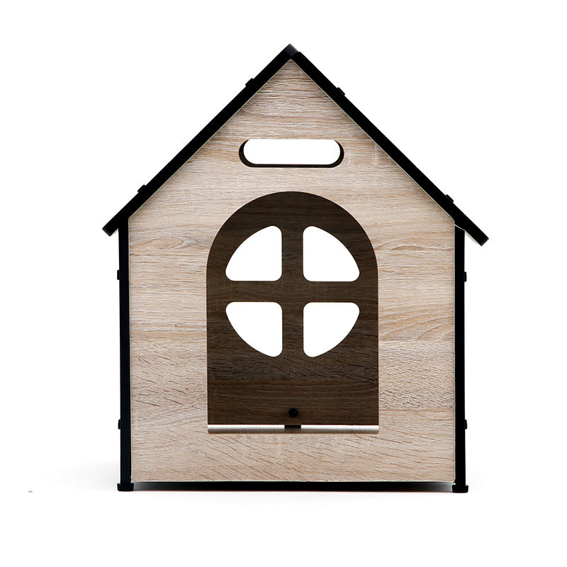 ORANGLES Indoor Dog House for Small Dogs – Wooden & Metal Kennel for Cats & Rabbits - elegant presentation - exhibiting components - Image 6 of 6 | ideal for home | Discount on Indoor Dog House for Small Dogs – Wooden & Metal Kennel for Cats & Rabbits Virginia | Free Shipping ORANGLES