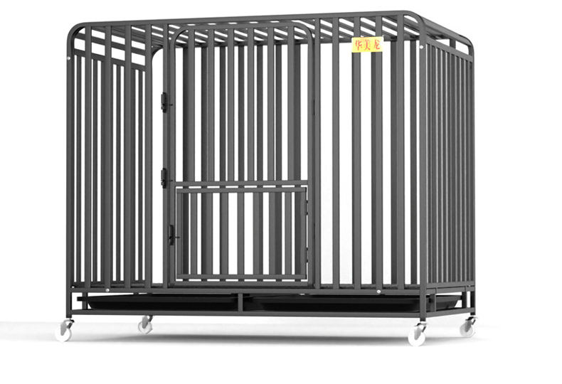 ORANGLES Small Pet Cage – Heavy Duty Dog Crate, Tear‑Resistant Square Tube Kennel for Large Breeds - full product showcase - displaying specifications - Image 5 of 5 | adapts to any space | Small Pet Cage – Heavy Duty Dog Crate, Tear‑Resistant Square Tube Kennel for Large Breeds deal New Jersey | Free Shipping ORANGLES