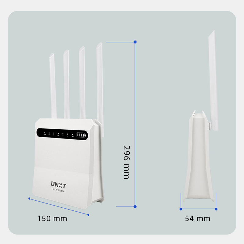 ORANGLES 4G Router – DNXT OEM CPE with SIM Slot, 600Mbps, 32 Users for Business Office - high resolution display - exposing craftsmanship - Image 2 of 6 | built for everyone | 4G Router – DNXT OEM CPE with SIM Slot, 600Mbps, 32 Users for Business Office for sale Georgia | Free Shipping ORANGLES