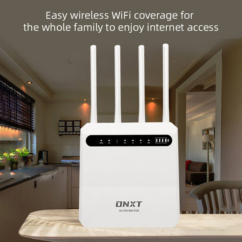 ORANGLES 4G Router – DNXT OEM CPE with SIM Slot, 600Mbps, 32 Users for Business Office - detailed closeup view - illustrating benefits - Image 3 of 6 | created for all | Shop 4G Router – DNXT OEM CPE with SIM Slot, 600Mbps, 32 Users for Business Office North Carolina | Free Shipping ORANGLES