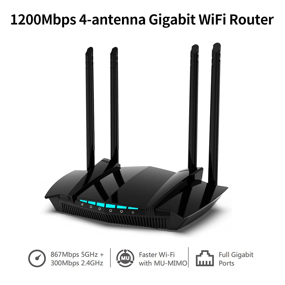 ORANGLES WiFi Router Wireless Access Point Dual Band 2.4G 5G with External Antennas - detailed closeup view - illustrating benefits - Image 3 of 5 | created for all | Shop WiFi Router Wireless Access Point Dual Band 2.4G 5G with External Antennas North Carolina | Free Shipping ORANGLES