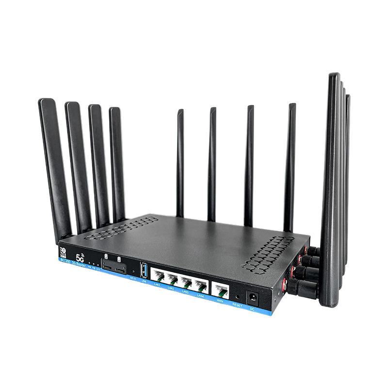 ORANGLES WiFi 7 Router 7200Mbps 5G CPE Dual SIM with 2.5G WAN Port OpenWrt - angled perspective - presenting advantages - Image 4 of 5 | fits any environment | Purchase WiFi 7 Router 7200Mbps 5G CPE Dual SIM with 2.5G WAN Port OpenWrt Michigan | Free Shipping ORANGLES