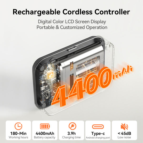 ORANGLES Foot and Leg Massager Electric Compression Boots for Pain Relief and Muscle Recovery - angled perspective - presenting advantages - Image 4 of 5 | fits any environment | Purchase Foot and Leg Massager Electric Compression Boots for Pain Relief and Muscle Recovery Michigan | Free Shipping ORANGLES