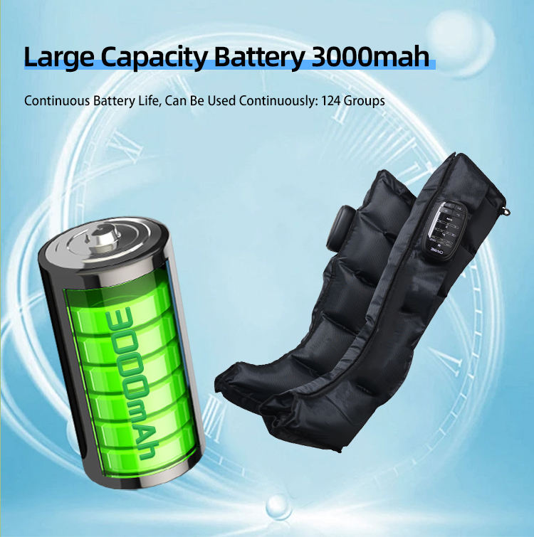 ORANGLES Air Compression Boots | Vibrating Recovery Therapy for Foot & Leg Massage - full product showcase - displaying specifications - Image 5 of 5 | adapts to any space | Air Compression Boots | Vibrating Recovery Therapy for Foot & Leg Massage deal New Jersey | Free Shipping ORANGLES