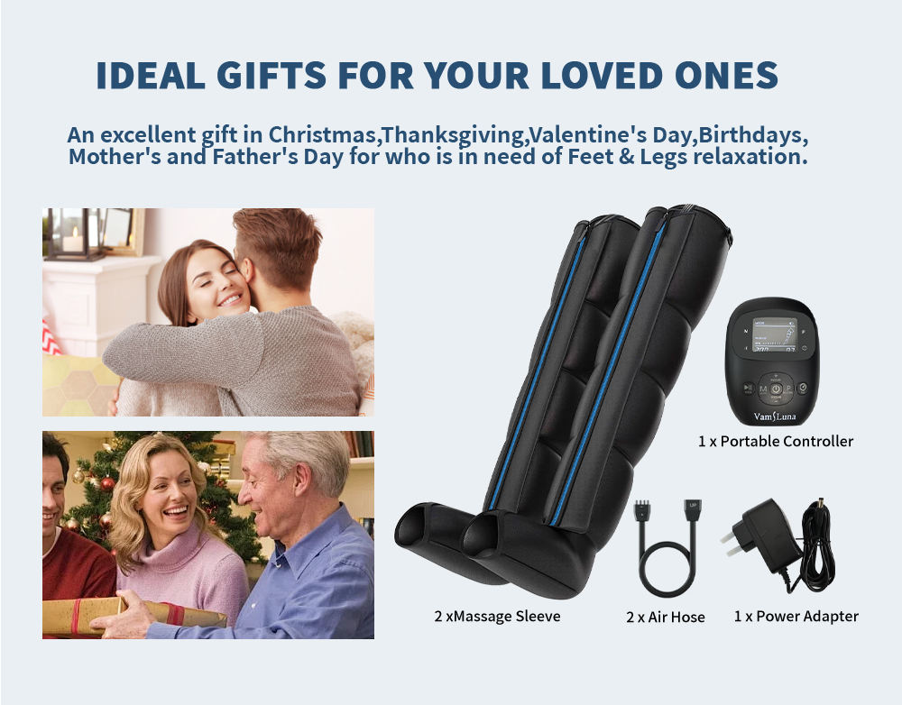 ORANGLES Air Compression Leg Massager | Rechargeable Recovery Boots for Sports & Fitness Relaxation - detailed closeup view - illustrating benefits - Image 3 of 5 | created for all | Shop Air Compression Leg Massager | Rechargeable Recovery Boots for Sports & Fitness Relaxation North Carolina | Free Shipping ORANGLES