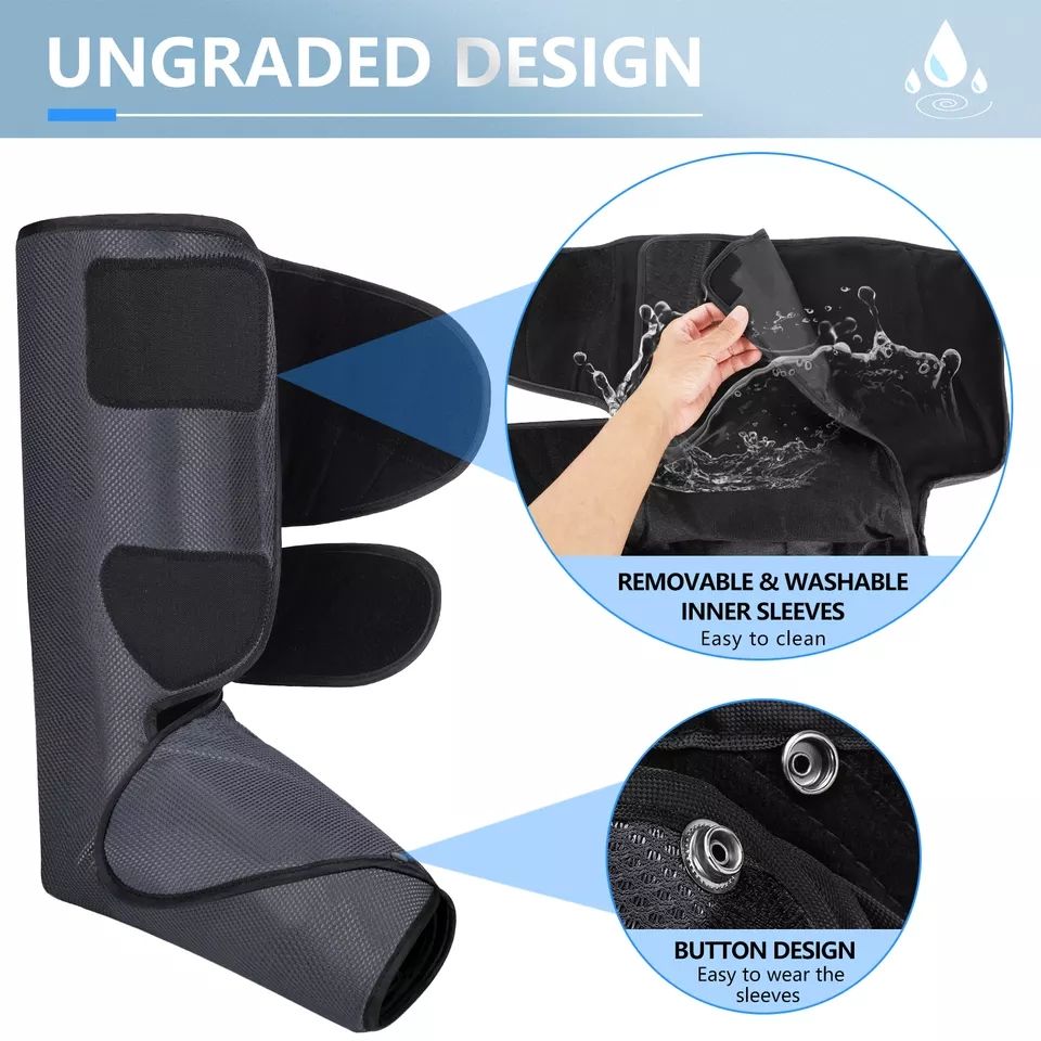 ORANGLES Foot and Leg Massage Machine | Electric Air Compression Therapy for Circulation & Relaxation - full product showcase - displaying specifications - Image 5 of 6 | adapts to any space | Foot and Leg Massage Machine | Electric Air Compression Therapy for Circulation & Relaxation deal New Jersey | Free Shipping ORANGLES