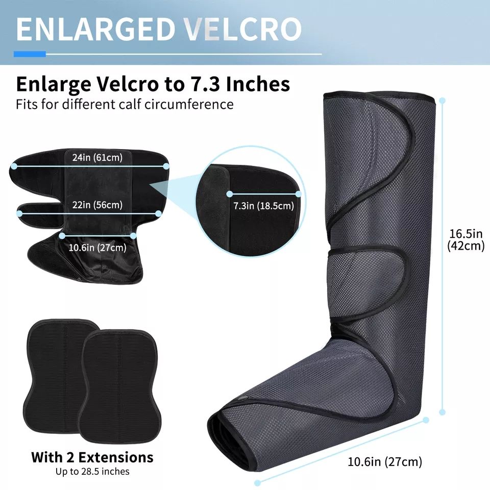 ORANGLES Foot and Leg Massage Machine | Electric Air Compression Therapy for Circulation & Relaxation - elegant presentation - exhibiting components - Image 6 of 6 | ideal for home | Discount on Foot and Leg Massage Machine | Electric Air Compression Therapy for Circulation & Relaxation Virginia | Free Shipping ORANGLES