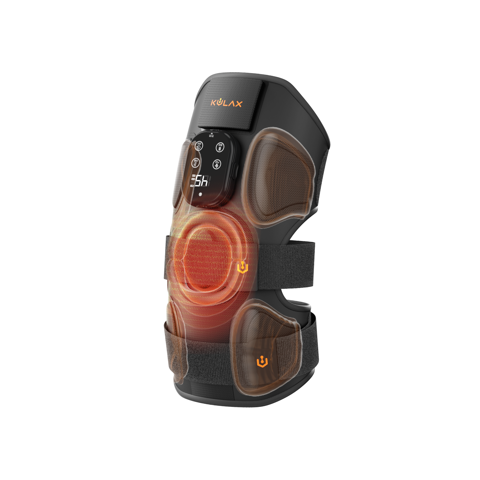 Knee Massager with Heat 8‑Chamber Air Compression Therapy for Pain Relief and Circulation