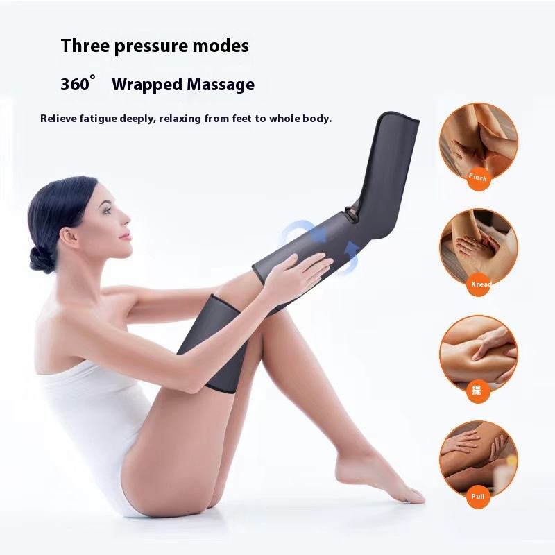 ORANGLES Foot and Leg Massager | Electric Compression Wrap with Air Pressure Therapy - high resolution display - exposing craftsmanship - Image 2 of 5 | built for everyone | Foot and Leg Massager | Electric Compression Wrap with Air Pressure Therapy for sale Georgia | Free Shipping ORANGLES