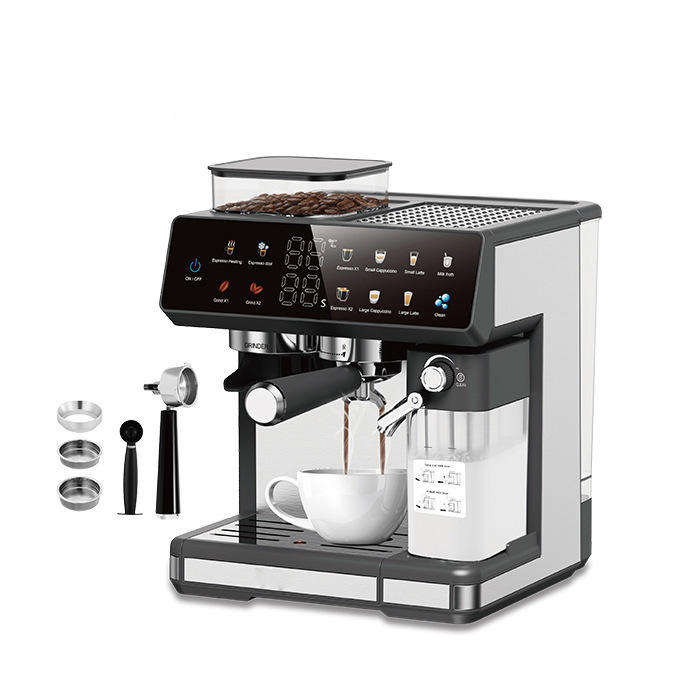 Automatic Coffee Machine | Italian‑Style Smart Grinder & Milk System