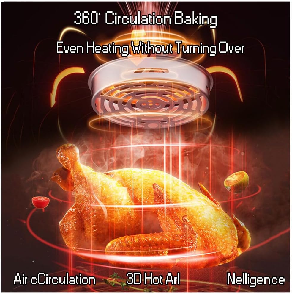 ORANGLES Toaster Oven Air Fryer 12L Digital Smart Combo - angled perspective - presenting advantages - Image 4 of 5 | fits any environment | Purchase Toaster Oven Air Fryer 12L Digital Smart Combo Michigan | Free Shipping ORANGLES